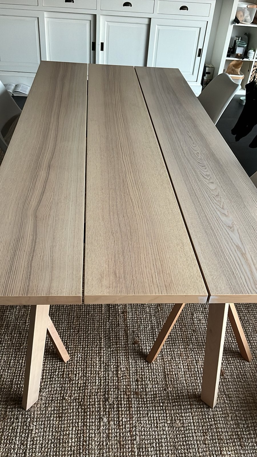 YPPERLIG eettafel 90x200, Huis en Inrichting, Ophalen, Zo goed als nieuw, 150 tot 200 cm, 50 tot 100 cm