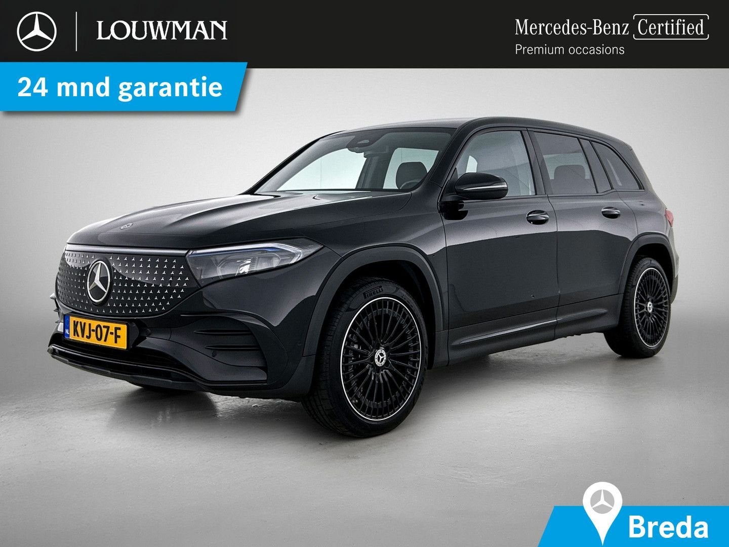 Mercedes-Benz EQB 250+ AMG Line 71 kWh | AMG Line | Night Pa, Auto's, Automaat, Zwart, Zwart, Elektrisch