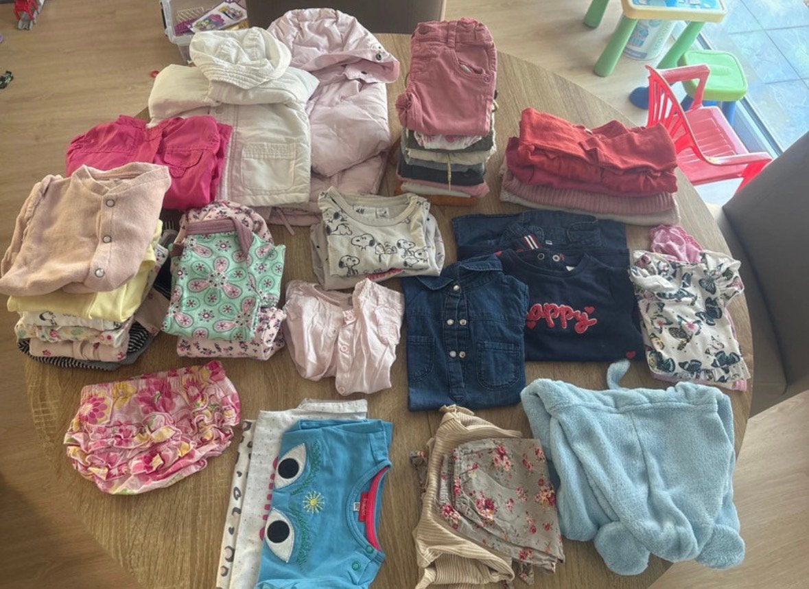 Kledingsbundel meisje (68), Kinderen en Baby's, Ophalen of Verzenden, Gebruikt, Maat 68