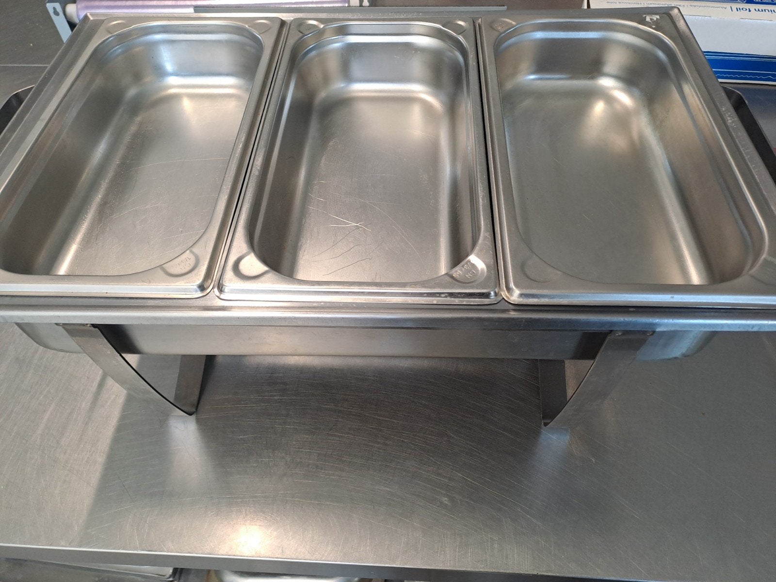 Bain-marie bak + drie 1/3 gastronormen., Ophalen, Fornuis, Frituur en Grillen