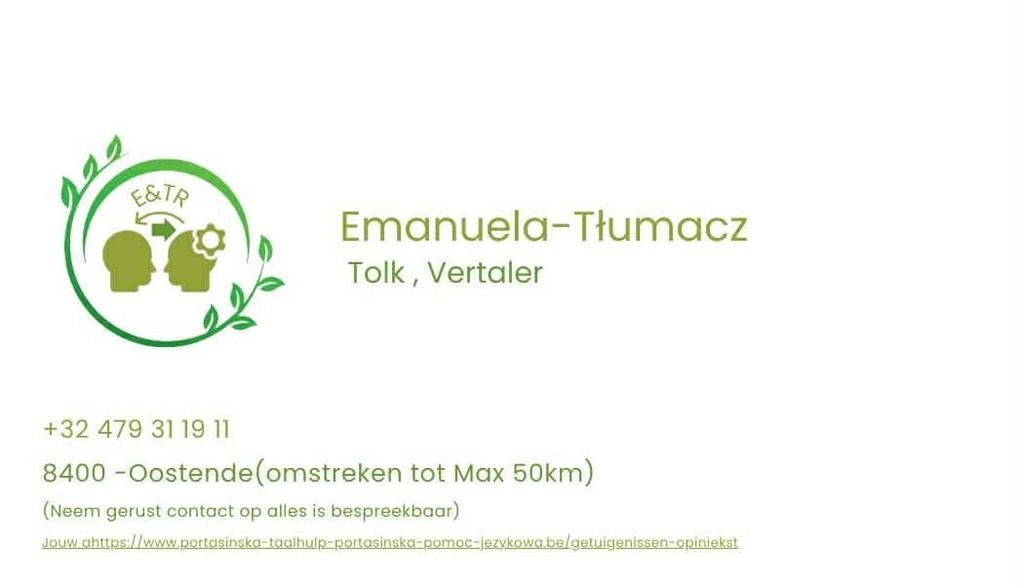 Tolk-Tłumacz, Contacts & Messages