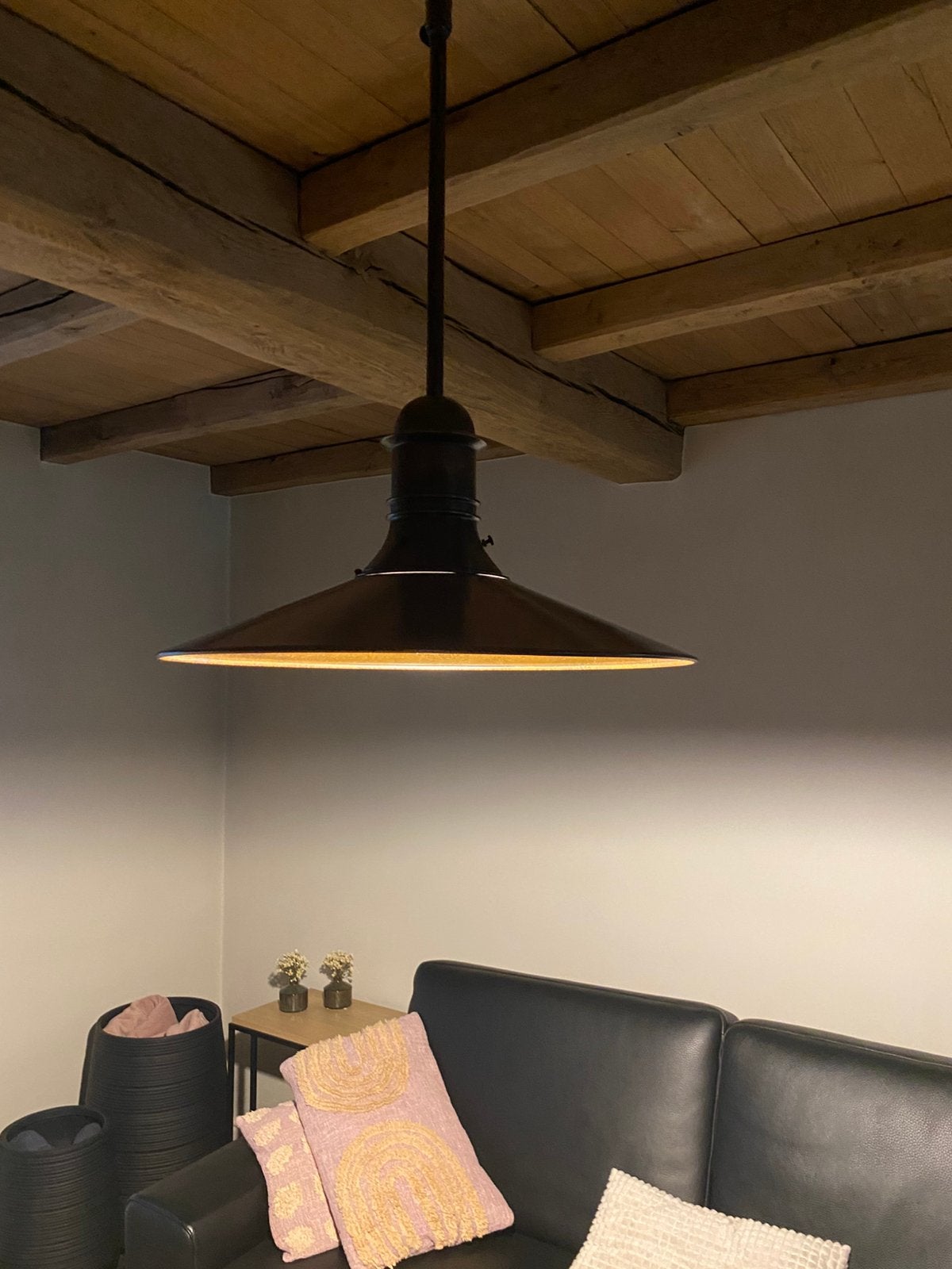 Grote rustieke hanglamp, Ophalen, Zo goed als nieuw
