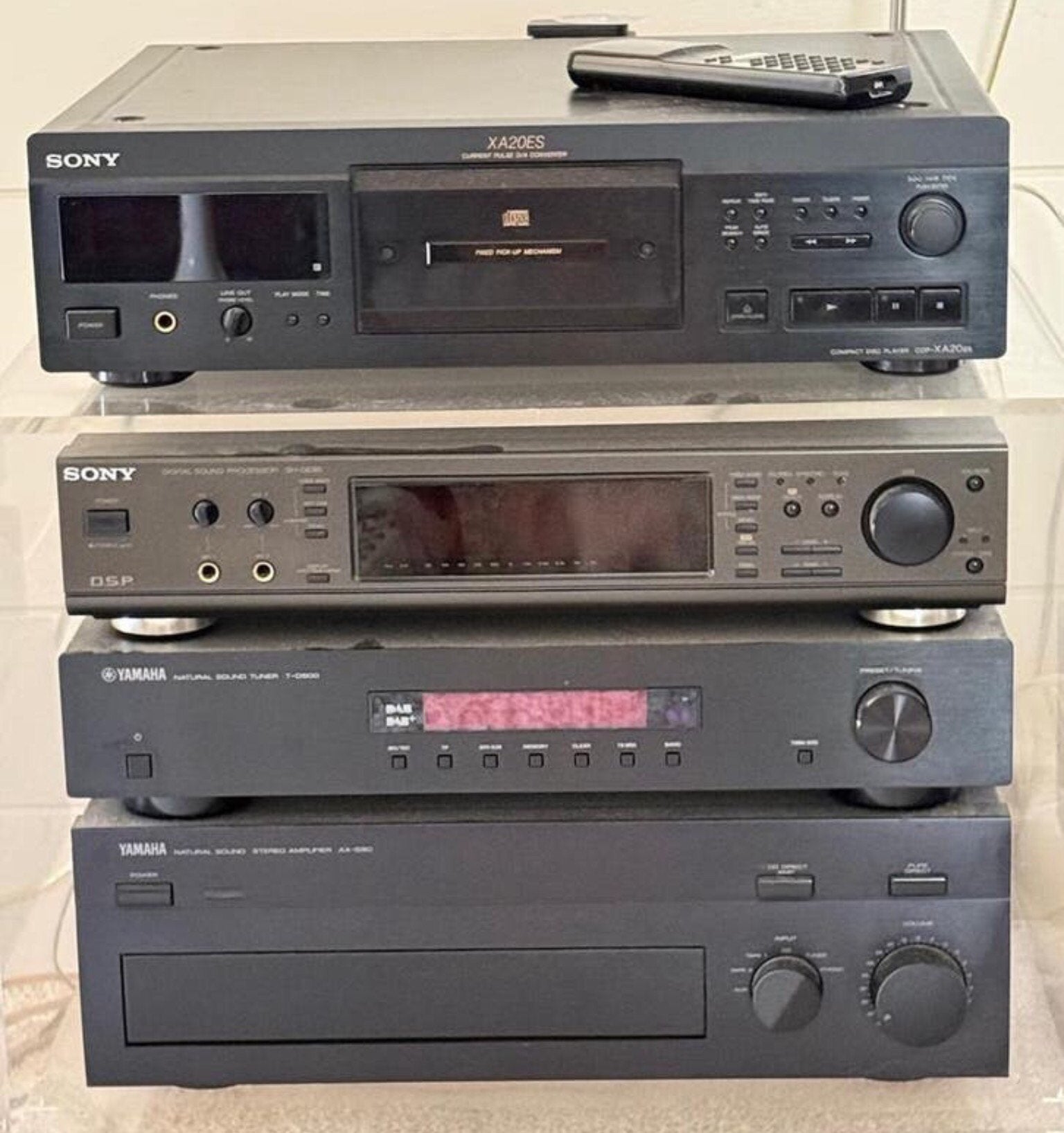Toren muziek installatie stereoketen 4 stuks, Ophalen, Zo goed als nieuw, Speakers