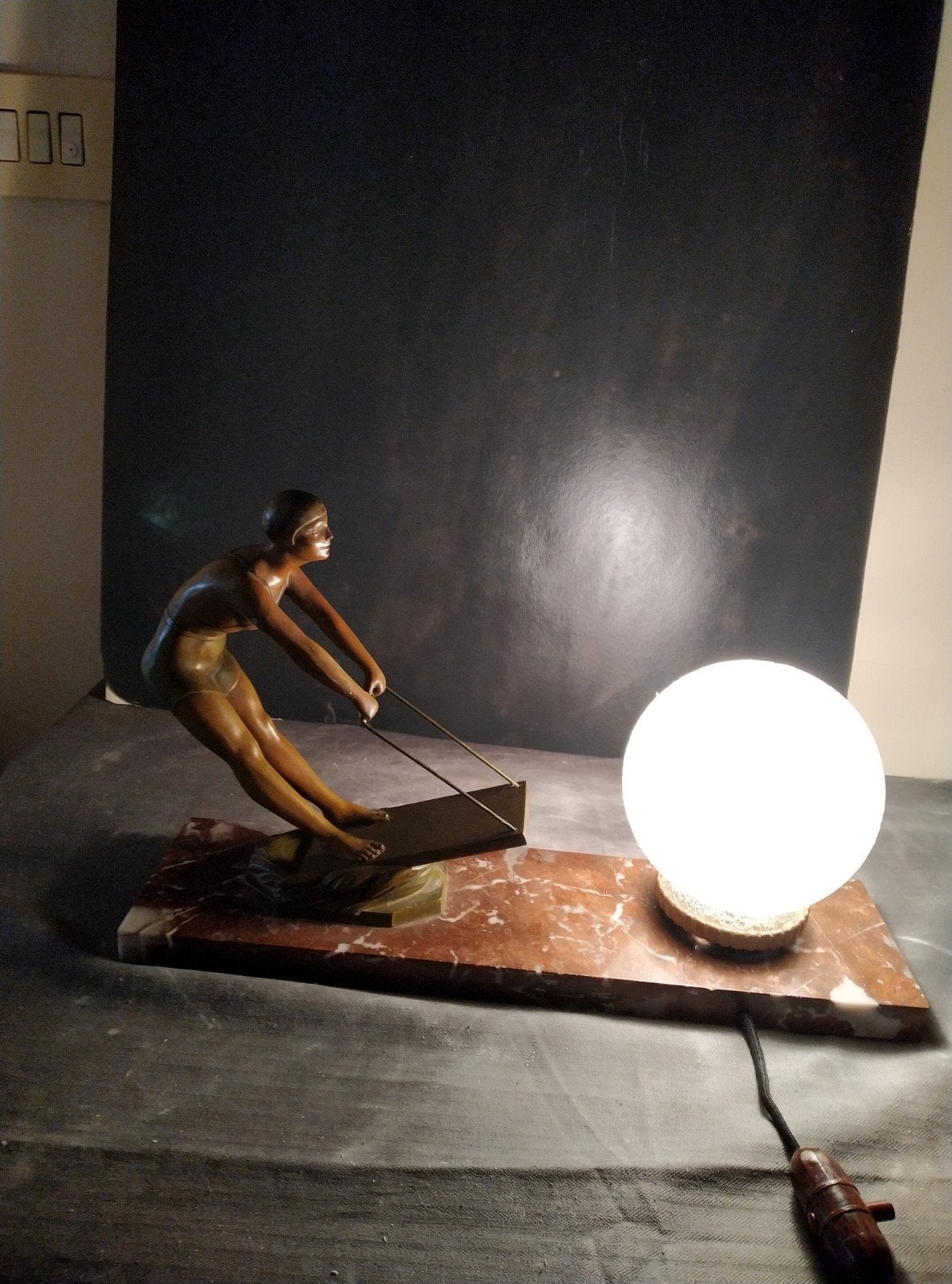 art deco lamp, Ophalen of Verzenden, Art deco