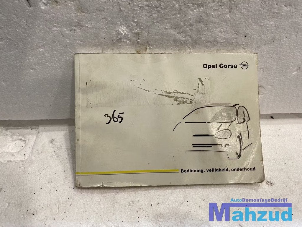 OPEL CORSA B Instructieboekje onderhoudsboekje 1994-1999, Gebruikt, Opel Automobile GmbH, Kontakt@opel-infoservice.de, Opel