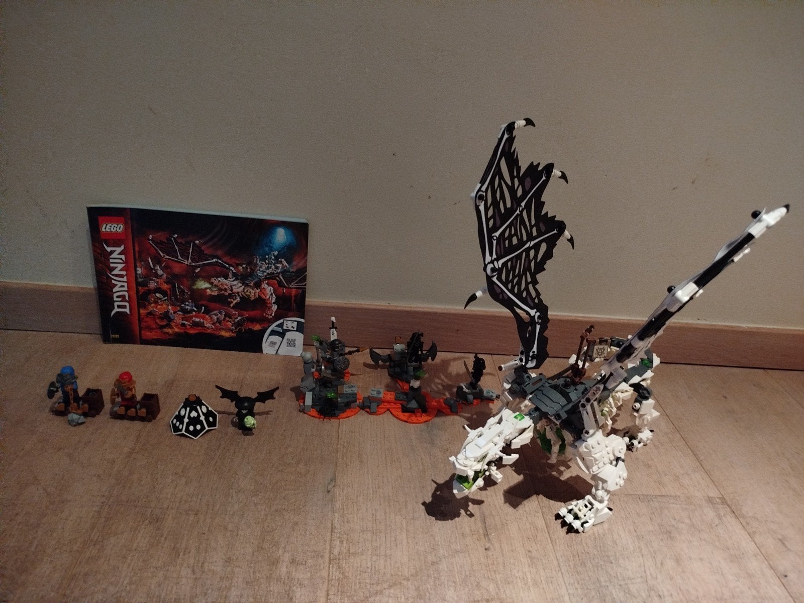 LEGO 71721 Ninjago Skull Sorcerer's Draak, Lego, Ophalen of Verzenden, Zo goed als nieuw, Inclusief instructies