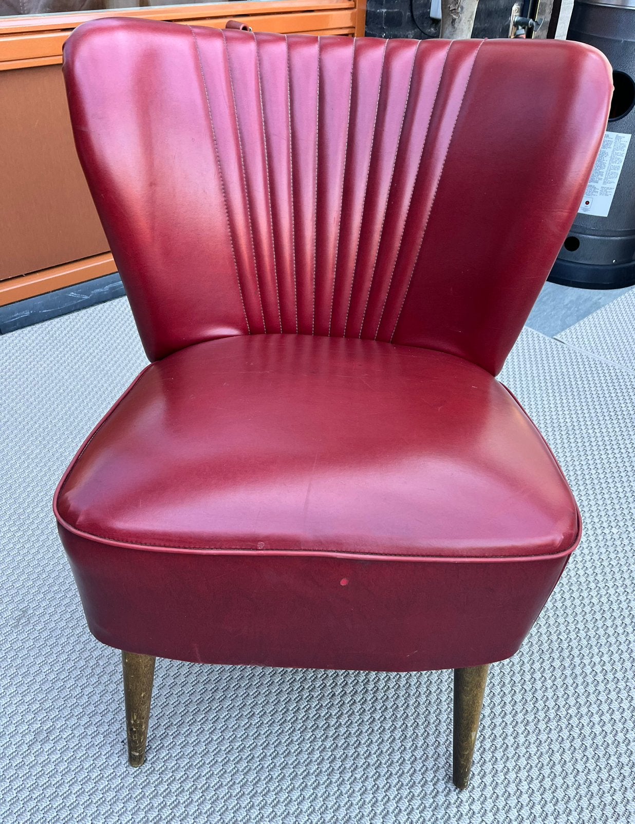 Vintage cocktail stoeltje, Huis en Inrichting, Ophalen, Gebruikt