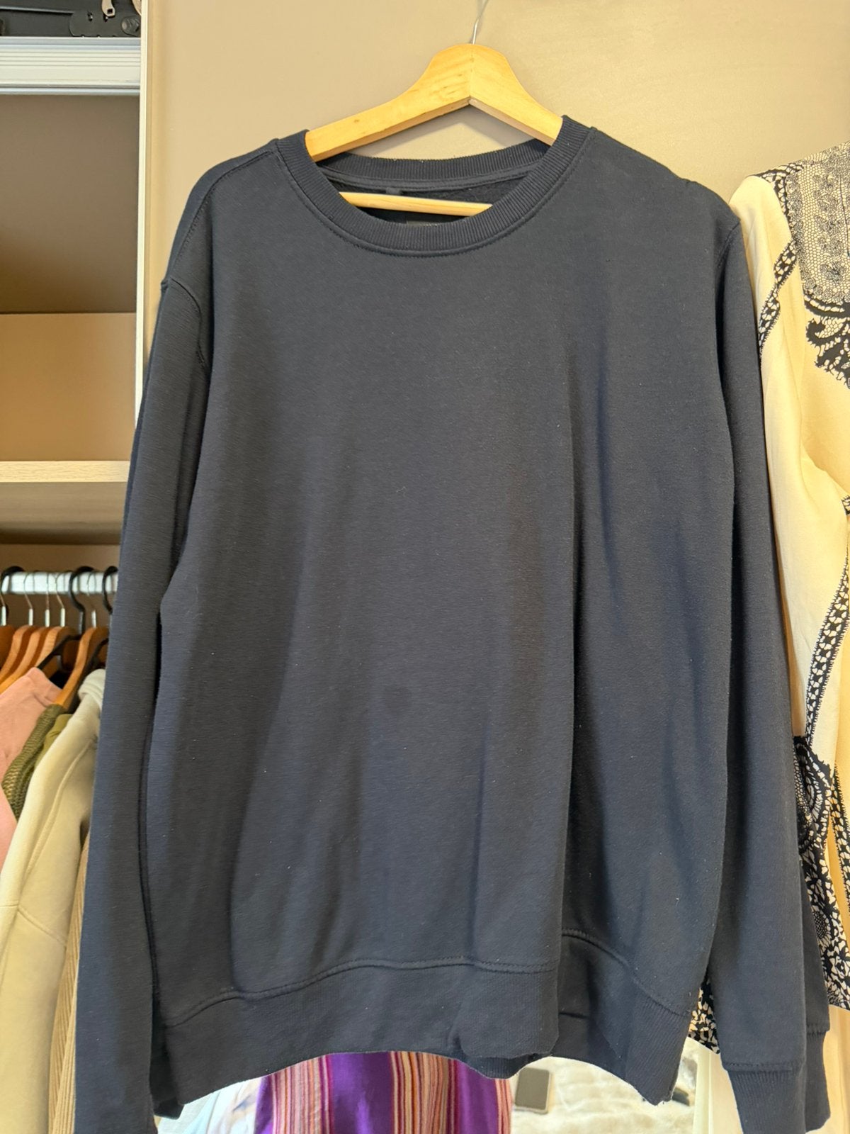 Trui/ hemd, Kleding | Dames, Truien en Vesten, Ophalen of Verzenden, Gedragen, Maat 42/44 (L), Blauw