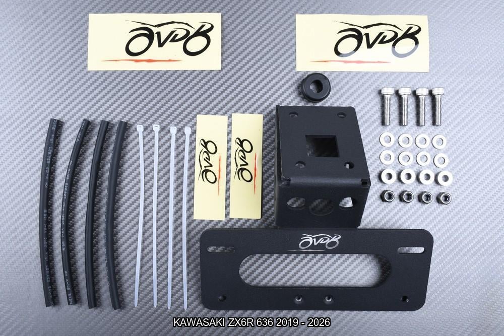 AVDB Korte Kentekenplaathouder KAWASAKI ZX6R 636 2019 - 2026, Motoren, Ophalen of Verzenden, Nieuw