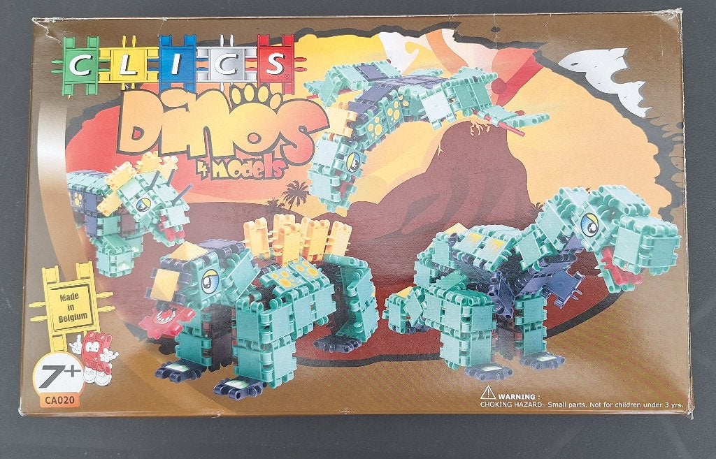 Set de construction CLICS Dinos, Enfants & Bébés, Enlèvement ou Envoi, Utilisé, Autres marques