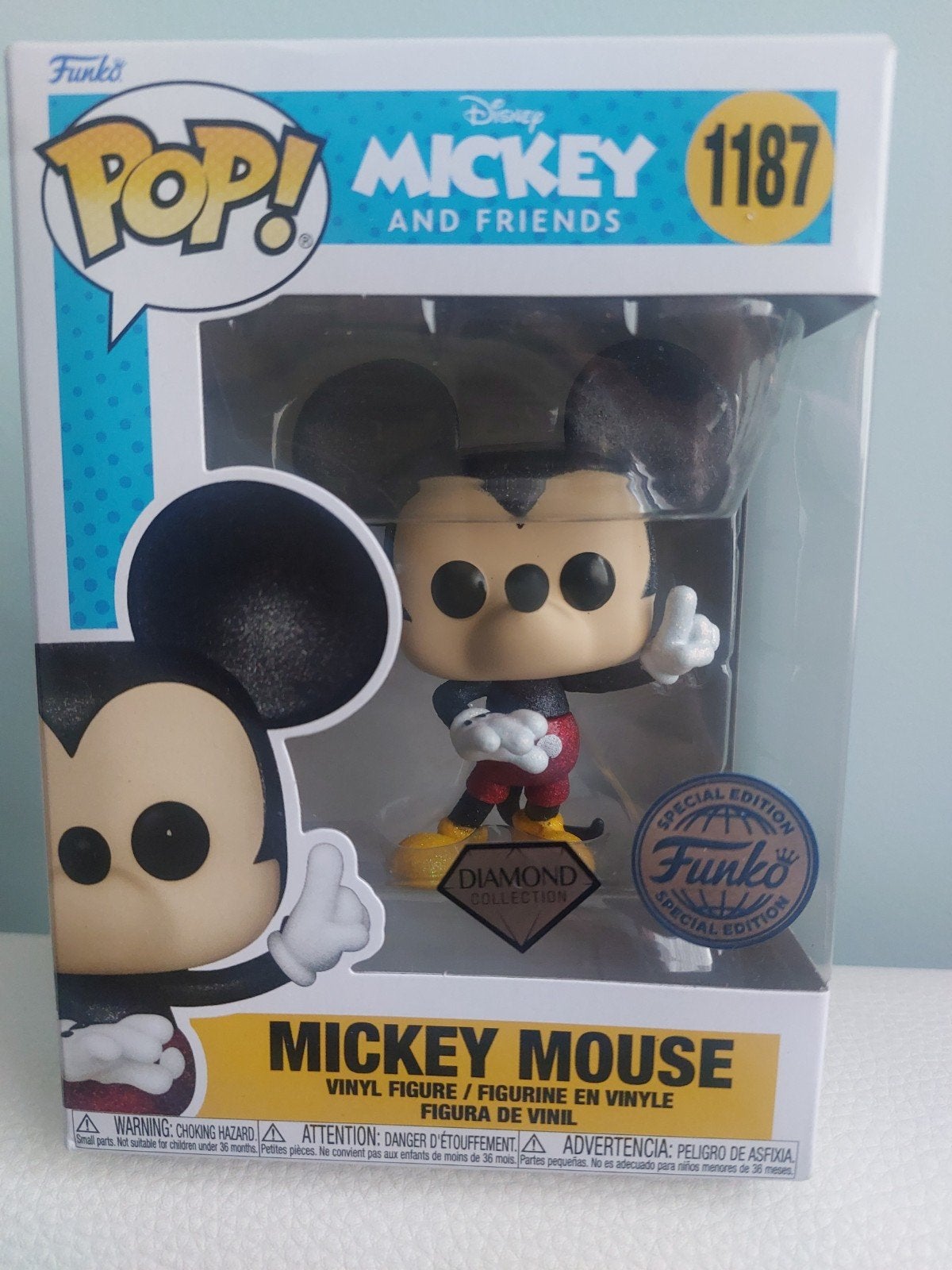 Mickey Mouse Diamond Special  collectors Edition Funko Zeldz, Ophalen of Verzenden