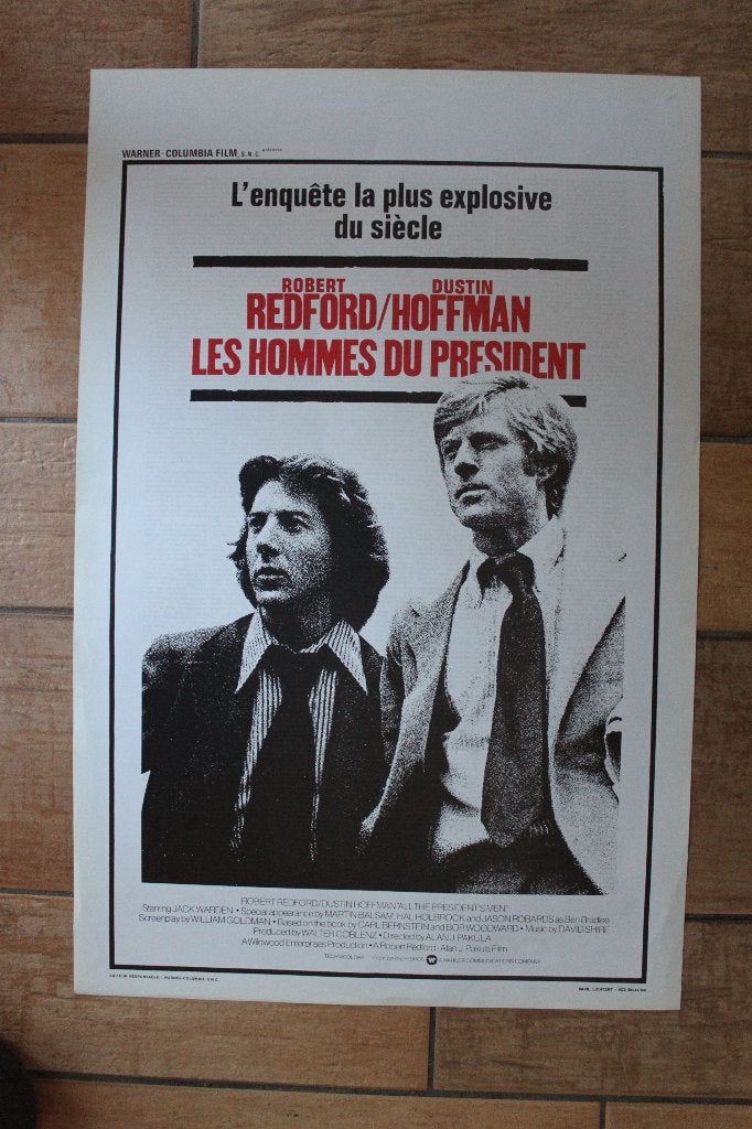 filmaffiche All The Presiden's Men 1976 filmposter, Collections, Posters & Affiches, Enlèvement ou Envoi, Rectangulaire vertical