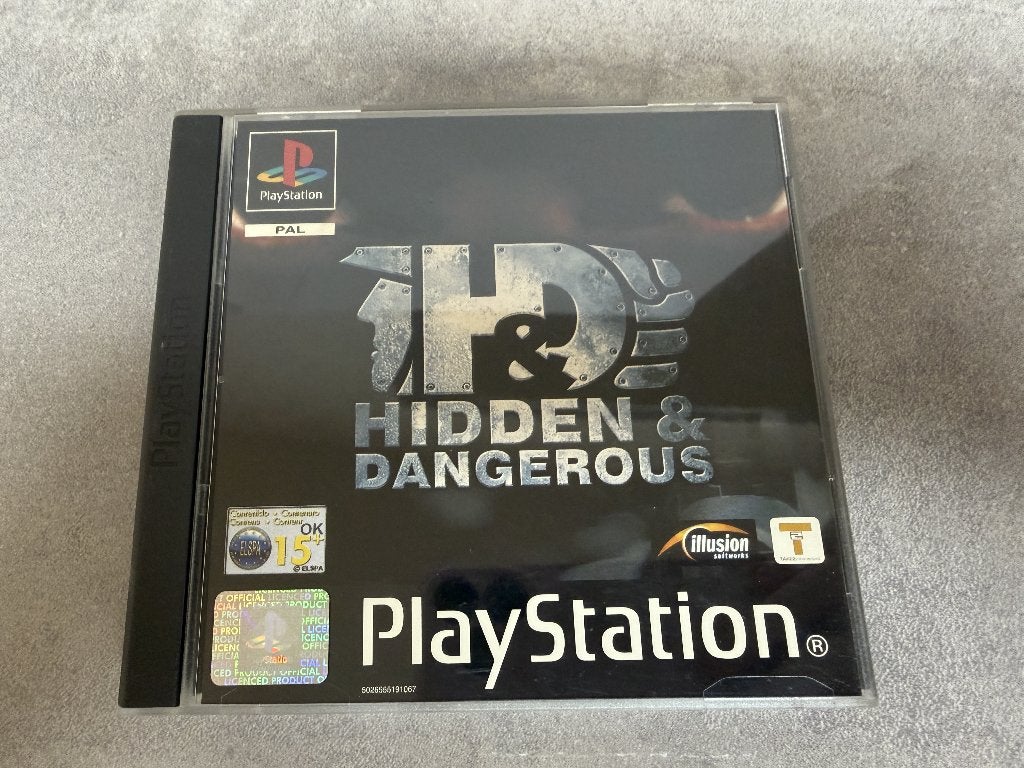 Hidden & Dangerous PS1 game (PAL), Avontuur en Actie, Gebruikt, Verzenden, 1 speler