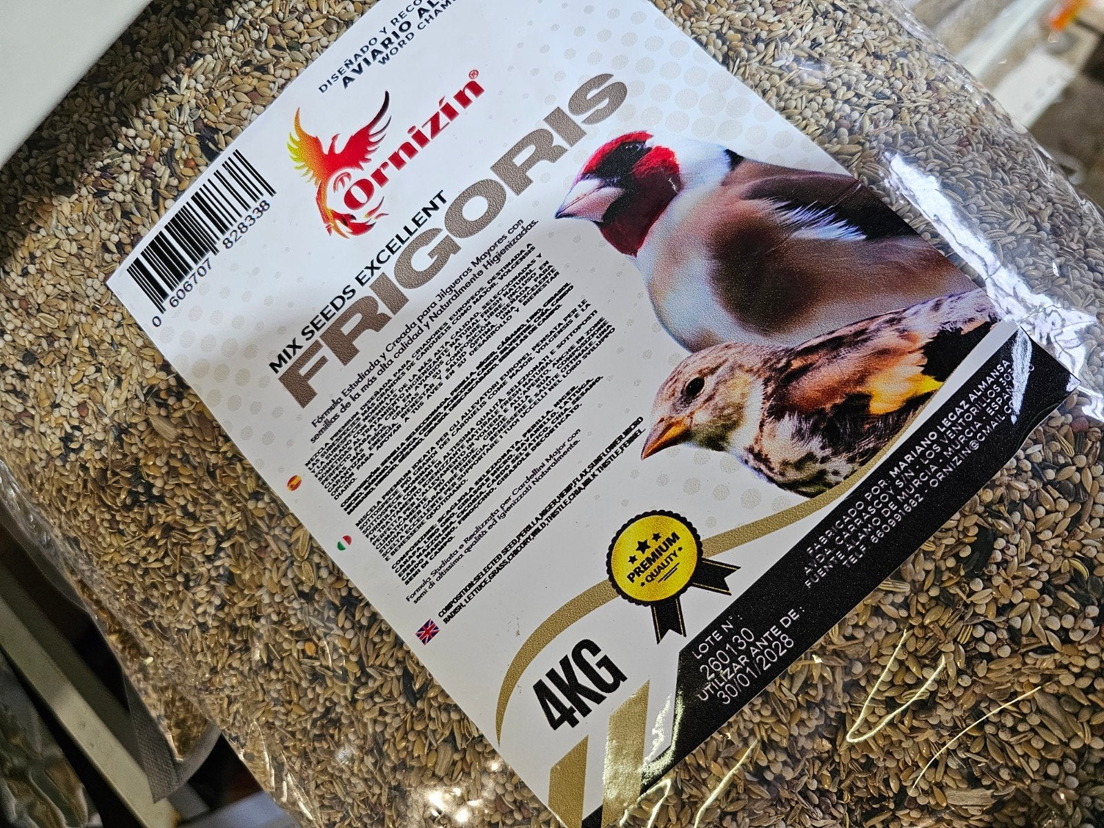 EXCELLENT MIX Frigolis 4kg - Graines spéciales (¹) Ornizin, Animaux & Accessoires, Oiseaux | Accessoires, Enlèvement