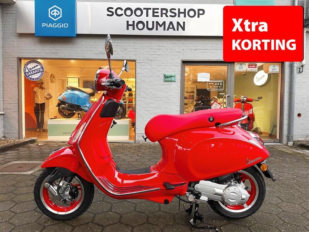 Vespa Primavera 50cc 45Km/h RED EDITION, Overige modellen, Nieuw, Benzine, 50 cc