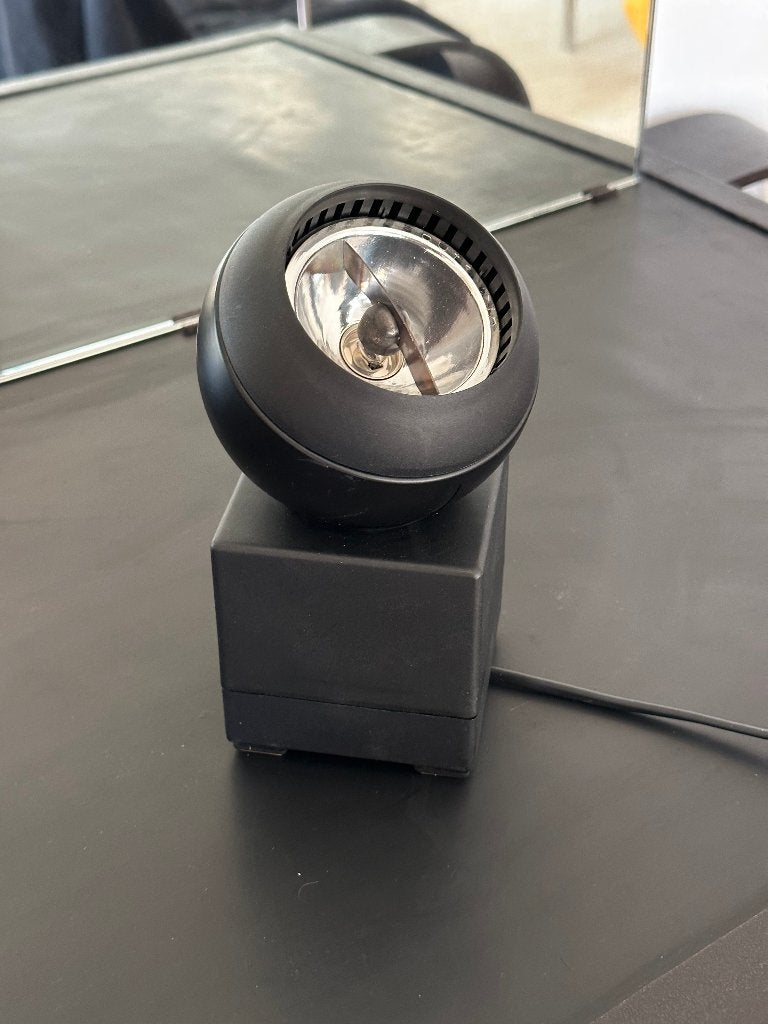 Lampe spot vintage space age Osram 43601 noir 70’s, Antiquités & Art, Enlèvement