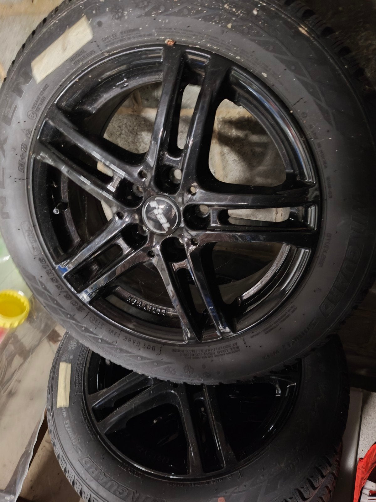 Winterbanden met velgen 205/55 R16 – Nette set, schadevrij!, Ophalen, Gebruikt, 16 inch, Band(en)