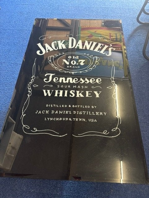 Jack Daniels salontafel, Ophalen, Gebruikt