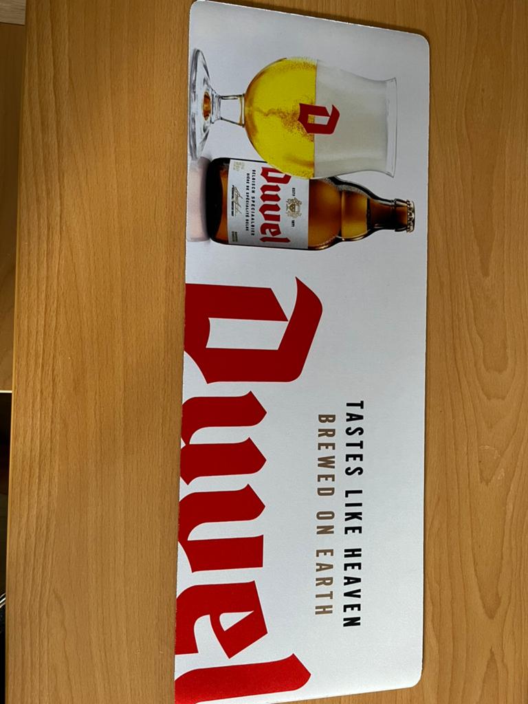 Muismat of toog onderlegger Duvel 6 st, Ophalen, Duvel