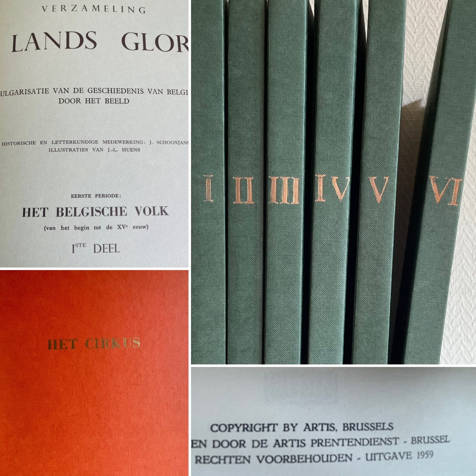 Zeldzame Artis Historia boeken-‘s Lands Glorie & Cirkus (59), Ophalen, Zo goed als nieuw, Plaatjesalbum
