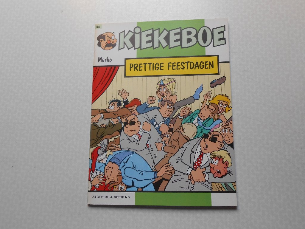 kiekeboe 38 Prettige feestdagen 1987 1 ste druk., Eén stripboek, Merho, Nieuw, Ophalen of Verzenden