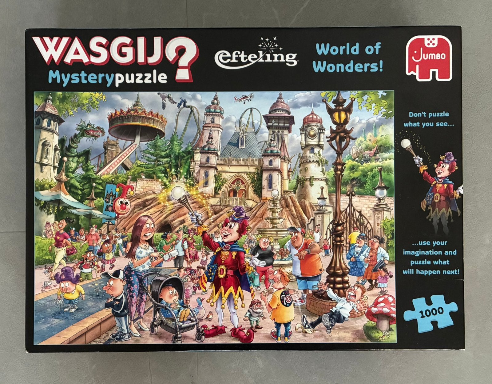 Wasgij puzzel 1000 stukjes, Hobby en Vrije tijd, Ophalen, Zo goed als nieuw