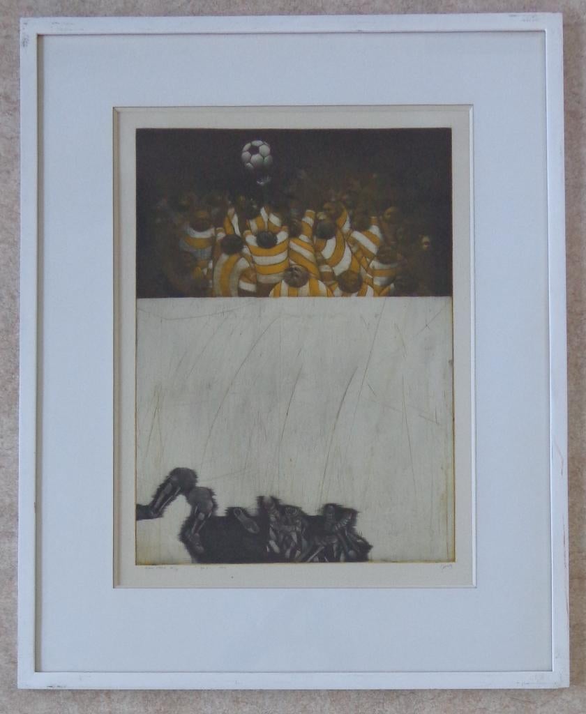 MAURICE PASTERNAK / JEU I / ETS-AQUATINT / 83x67cm / KADER, Antiquités & Art, Art | Lithographies & Sérigraphies, Signé, Enlèvement