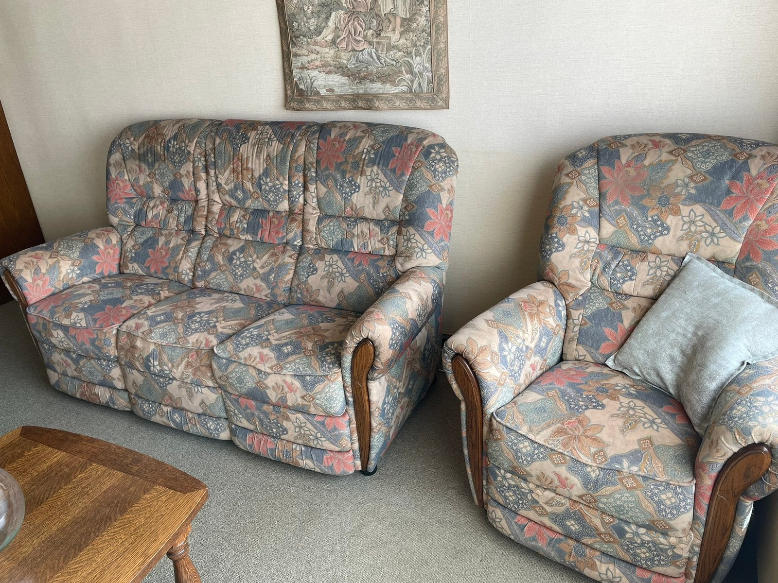 Salon, Ophalen, Gebruikt, Rustiek, Stof