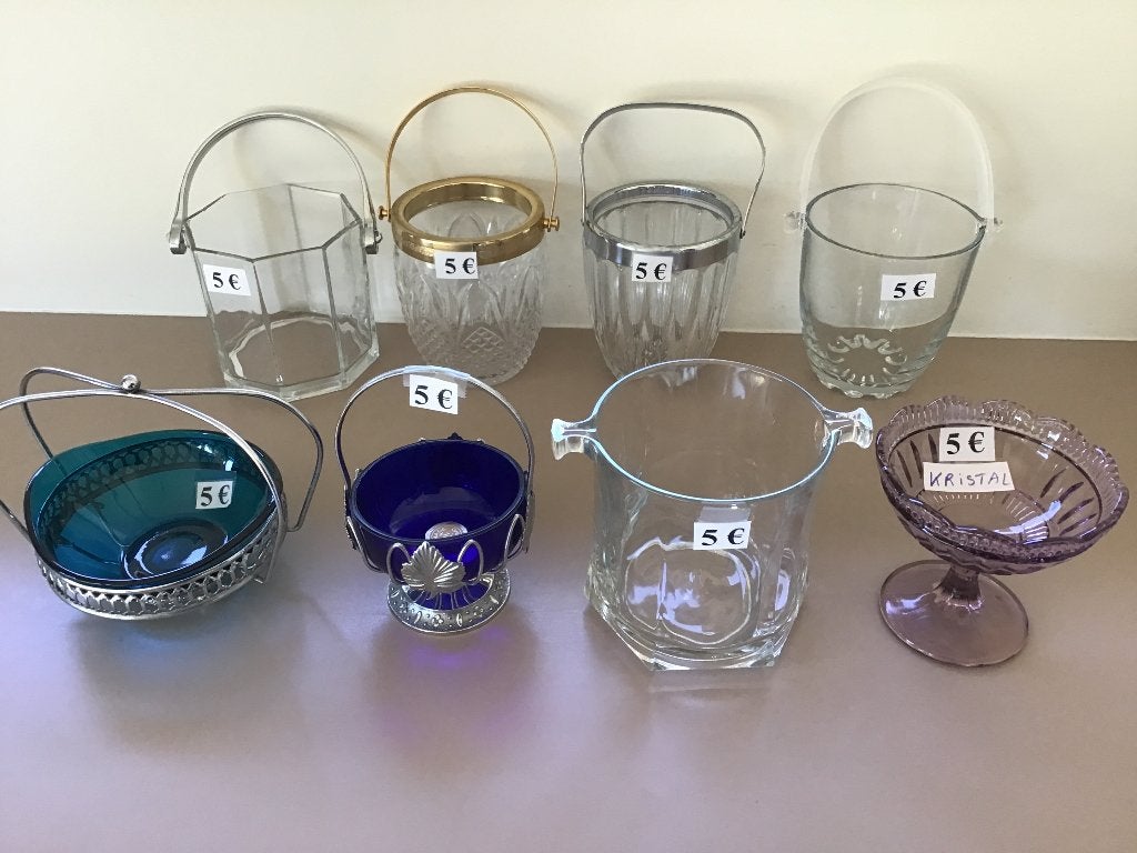 8 mooie decoratieve schaaltjes aan 5 euro, Antiek en Kunst, Curiosa en Brocante, Ophalen of Verzenden