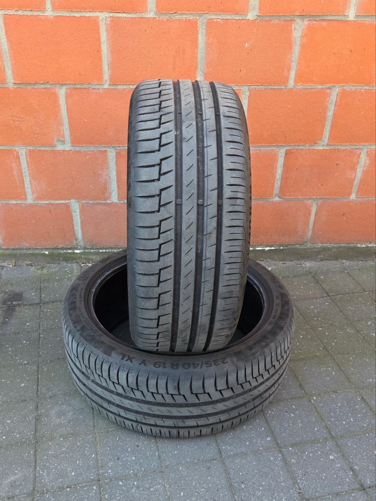 Zomerbanden 235/40 R19 Continental PremiumContact 6, Auto-onderdelen, Banden en Velgen, Gebruikt, 235 mm, Band(en), Personenwagen
