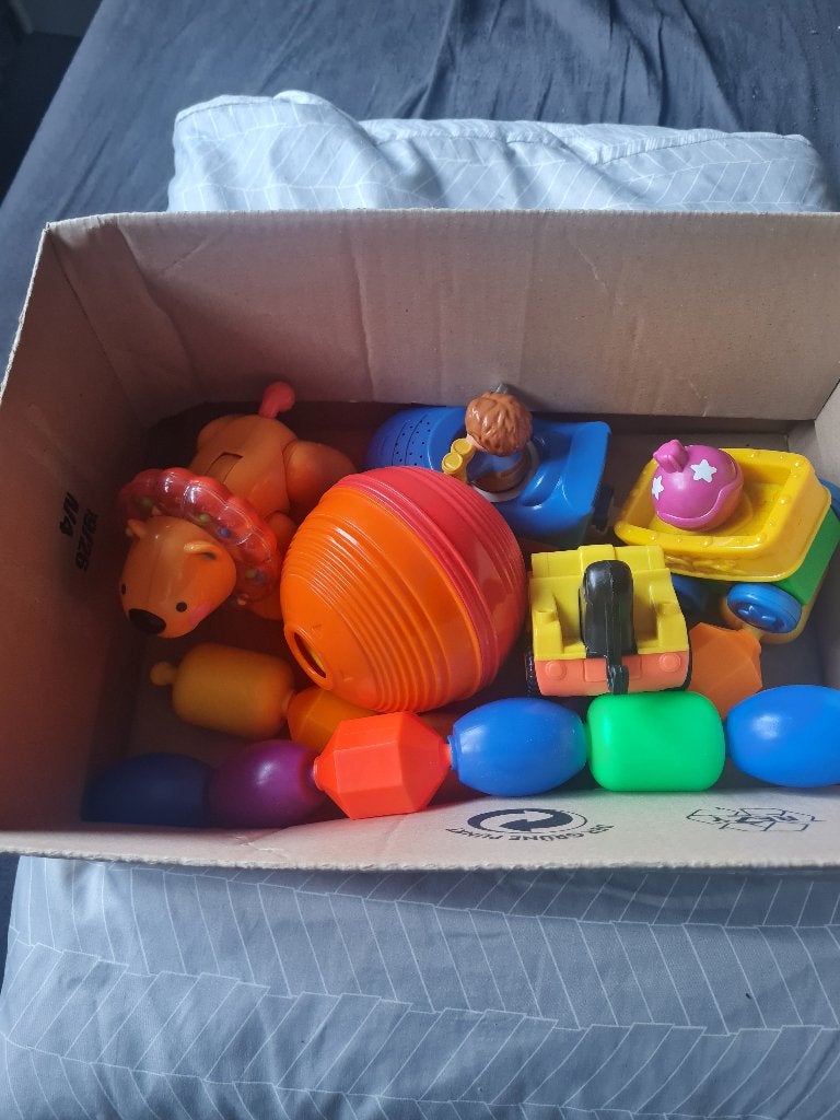 Setje FisherPrice babyspeelgoed, Ophalen