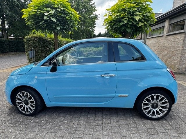 Fiat 500 - Benzine - panoramadak - winterbanden - 125000 km, Autos, 1242 cm³, Achat, Commande vocale, Particulier