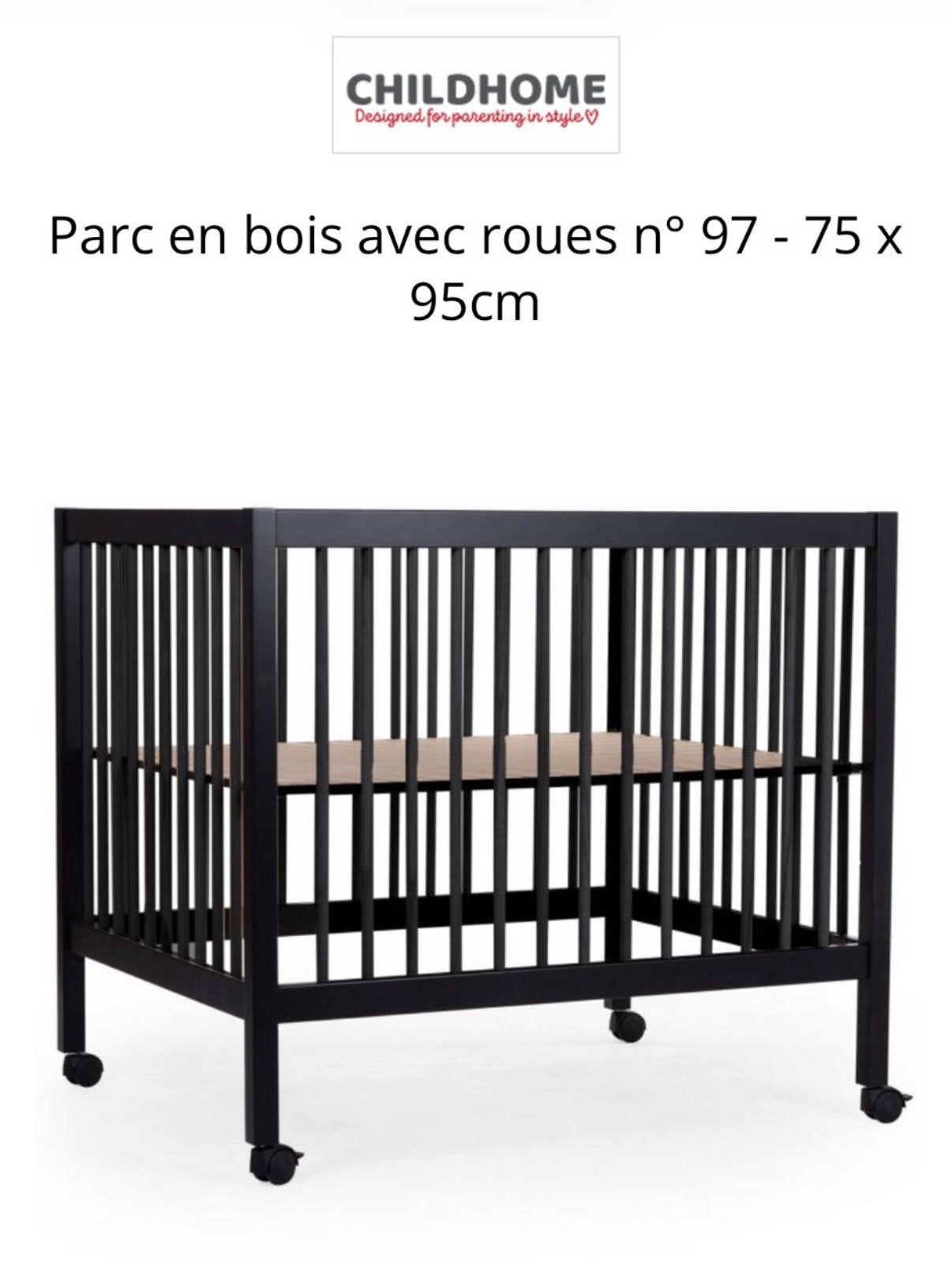 Parc CHILDHOME + matelas + tour de parc BEMINI, Enlèvement, Comme neuf