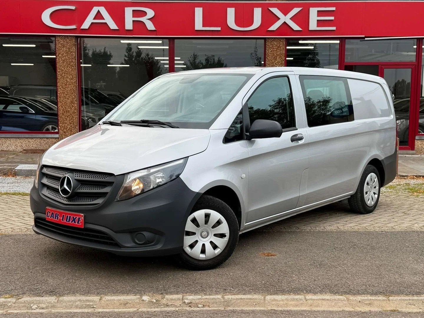 Mercedes-Benz Vito 2.2 CDI 114 EURO 6 DOUBLE CABINE 5 PL LON, Autos, 100 kW, Argent ou Gris, Achat, Euro 6