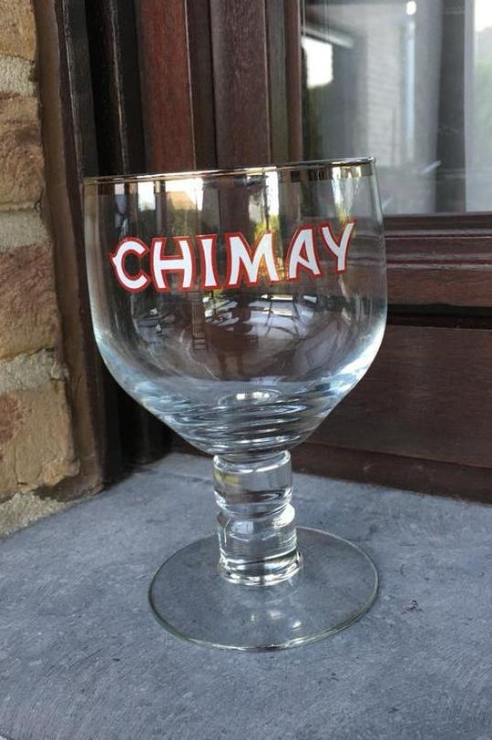 6 x glas Chimay, Ophalen, Zo goed als nieuw