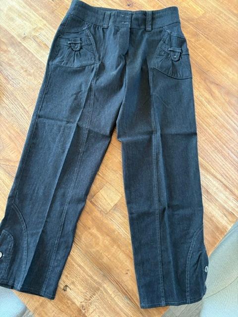 Broek vintage maat 40, Kleding | Dames, Maat 38/40 (M), Zwart, Affinités, Ophalen of Verzenden