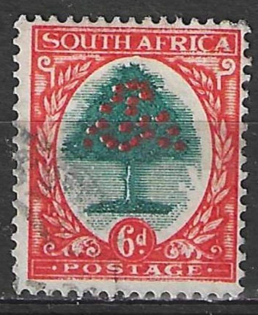 Afrique du Sud 1926 - Yvert 18 - Orange Tree (ST), Envoi, Afrique du Sud, Affranchi