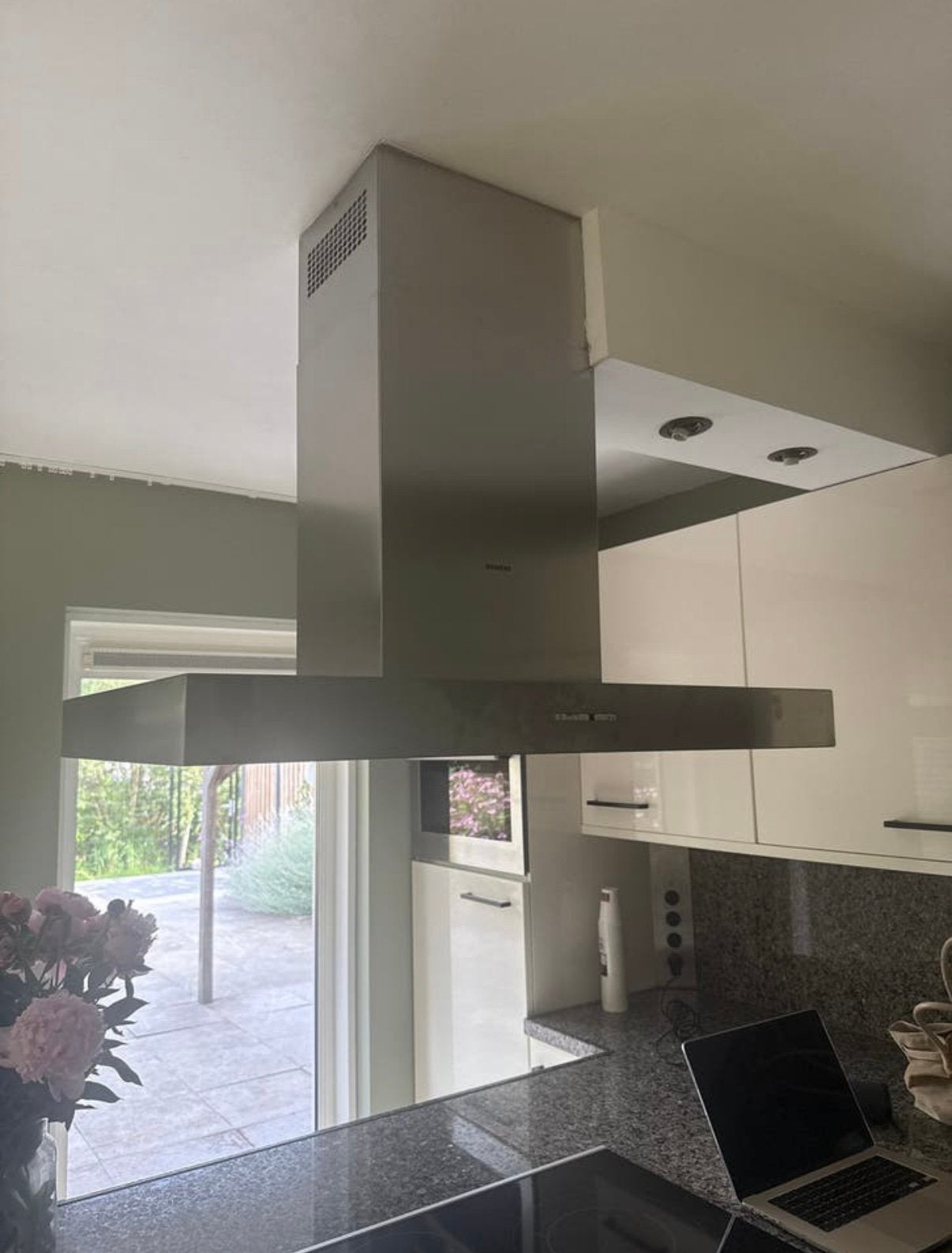 Siemens Afzuigkap kookeiland 90cmx60cm, Enlèvement, Comme neuf, Hotte pour îlot