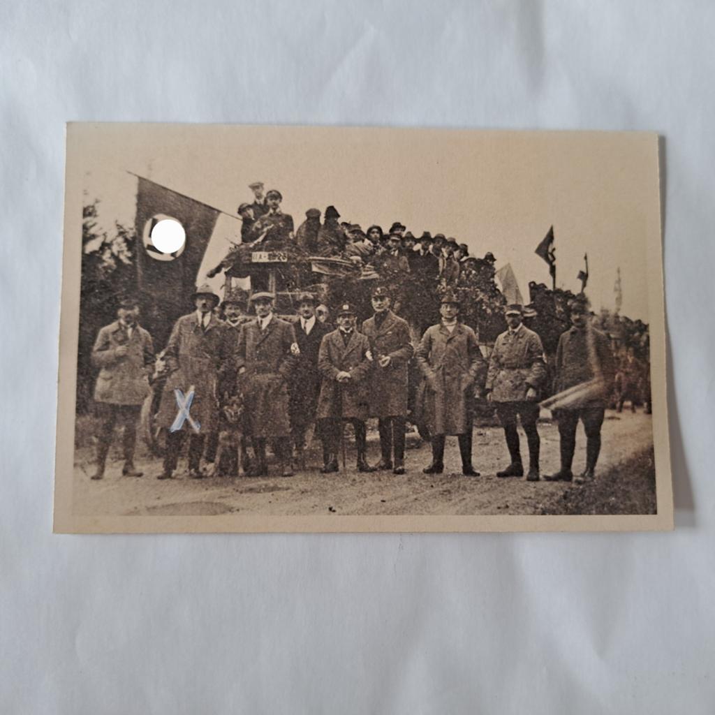 Carte photographique historique de la réunion du NSDAP à Cob, Collections, Objets militaires | Seconde Guerre mondiale, Enlèvement ou Envoi