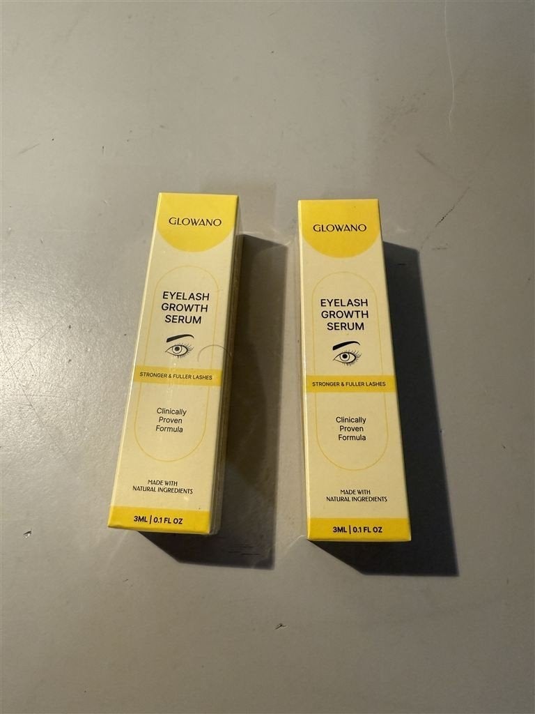 Glowano Wimperserum - Natuurlijke Groei voor Langere Wimpers, Ophalen of Verzenden, Nieuw