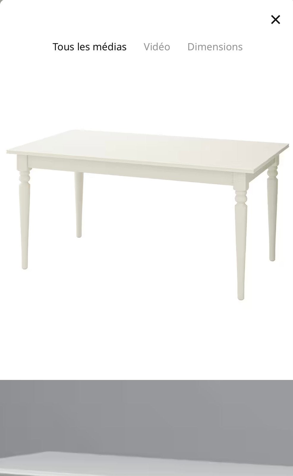 Table a manger Ikea Ingatorp extensible, Maison & Meubles, Enlèvement, Comme neuf
