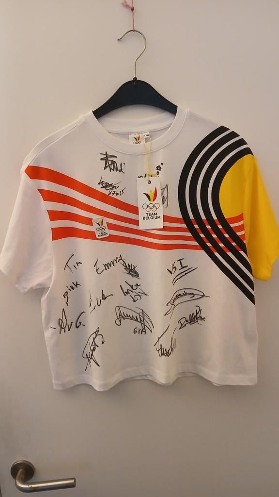 Gesigneerd Olympisch shirt., Envoi, Neuf, Signé