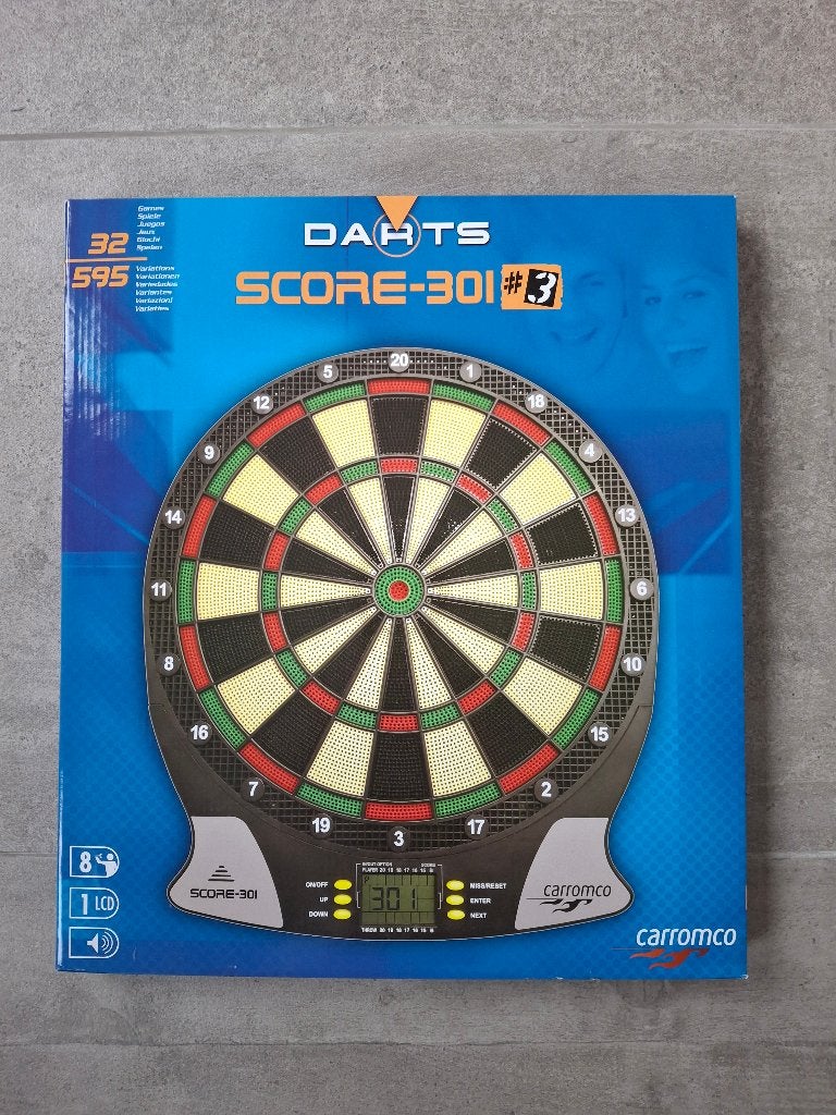 Dartboard Carromco raptor 301 nieuw, Sport en Fitness, Ophalen, Nieuw, Dartbord, Elektronisch