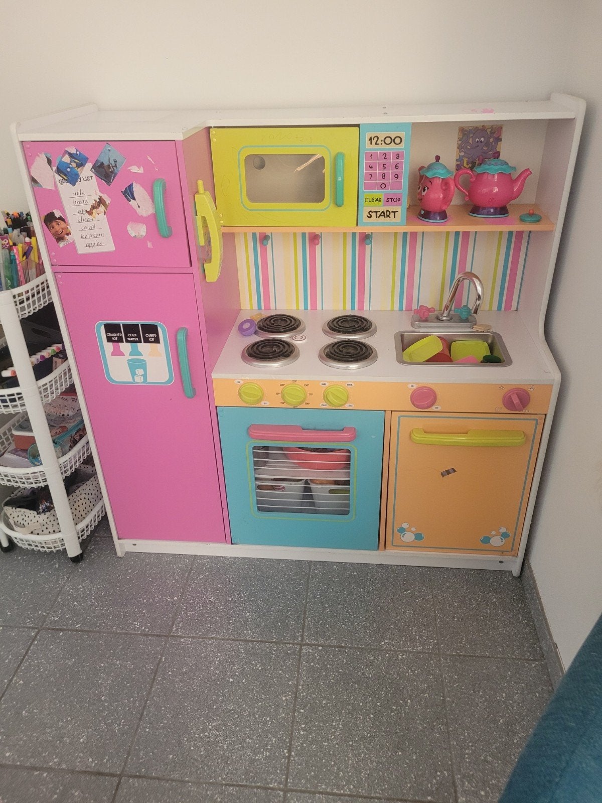 kinderkeuken Kidkraft, Enlèvement