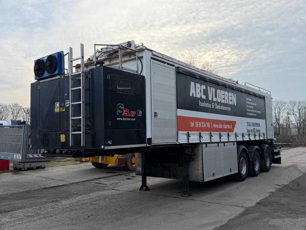 Hrd BREMAT S320 XLS SELF LEVELLING FLOOR SCREED CHAPE CEMENT, Overige kleuren, Overige brandstoffen, Bedrijf, Aanhangers en Opleggers