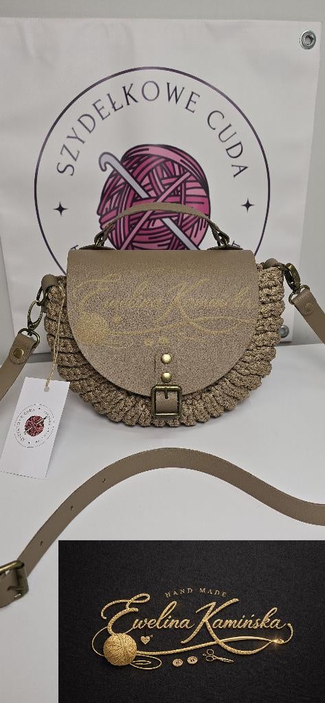 Handgemaakte Tas Oreo | Leer | EK Ewelina Kaminska handmade, Handtassen en Accessoires, Tassen | Damestassen, Ophalen of Verzenden