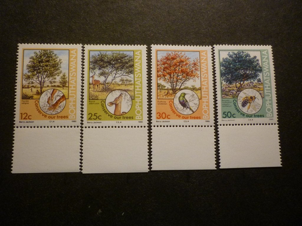 Bophuthatswana 1985 Mi 144/145/146/147** Postfris/Neuf, Timbres & Monnaies, Timbres | Afrique, Envoi