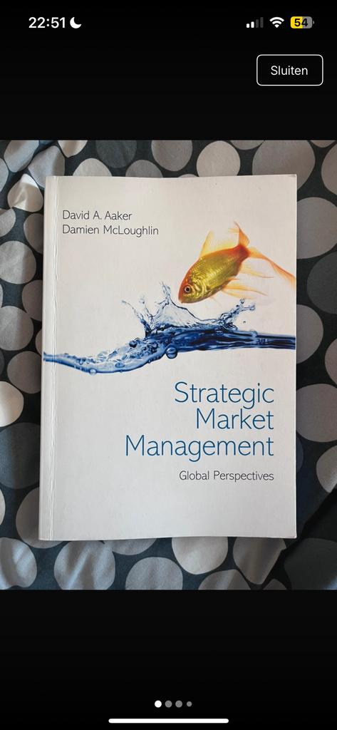 Strategic Market Management, Boeken, Ophalen, Zo goed als nieuw, Management