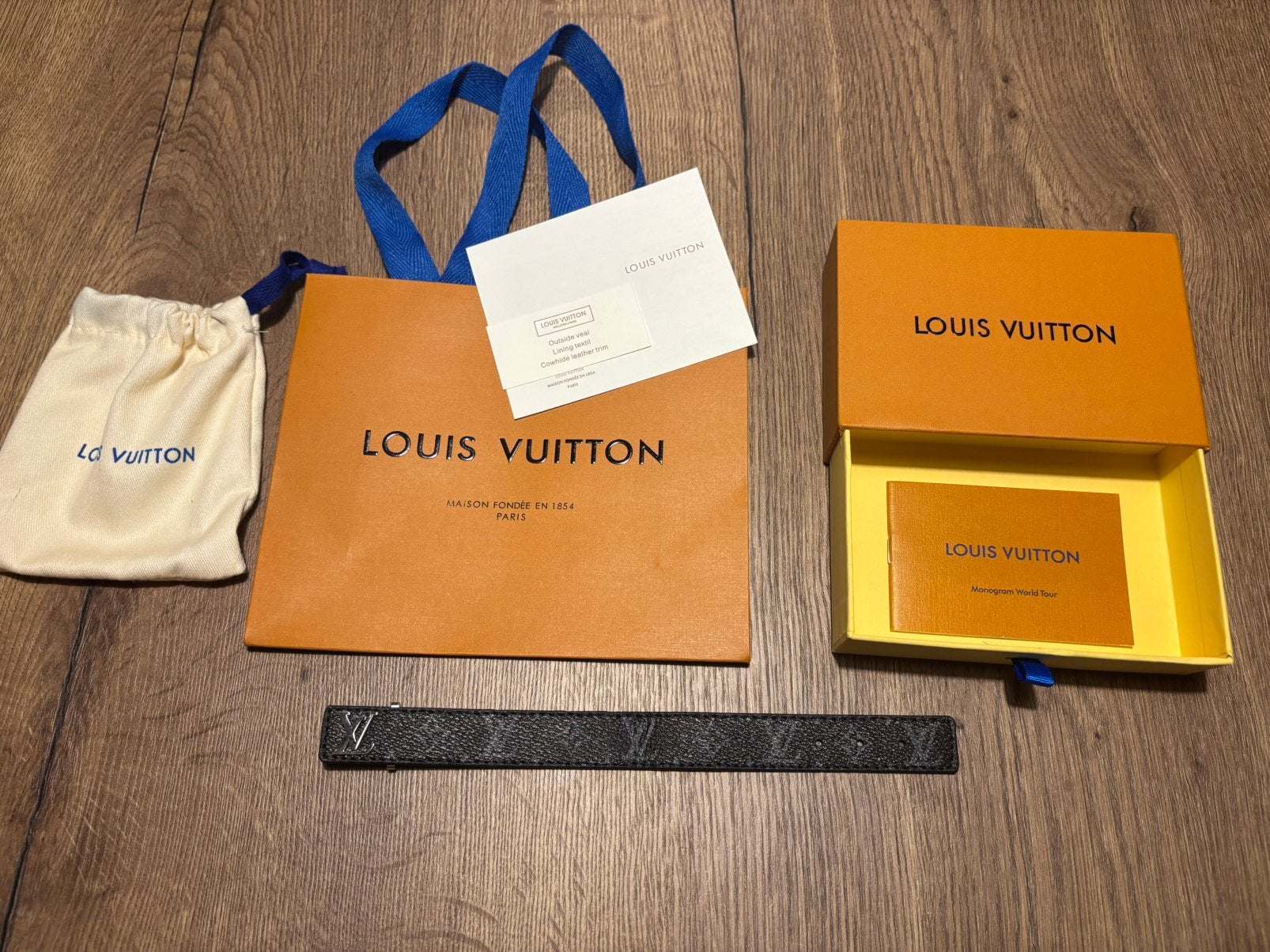 Luxury Armband, Bijoux, Sacs & Beauté, Bracelets, Enlèvement ou Envoi, Comme neuf, Noir, Cuir
