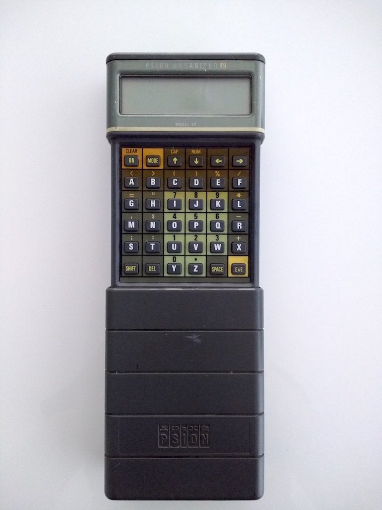 Psion Organiser II XP van 1986, Telecommunicatie, Pda's, Ophalen of Verzenden, Zo goed als nieuw